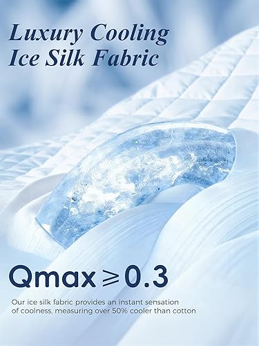 Miniatura 4 de Cubrecolchón de espuma viscoelástica Queen de 3 pulgadas, espuma viscoelástica de gel de doble capa y cubrecolchón Queen para alivio de presión y