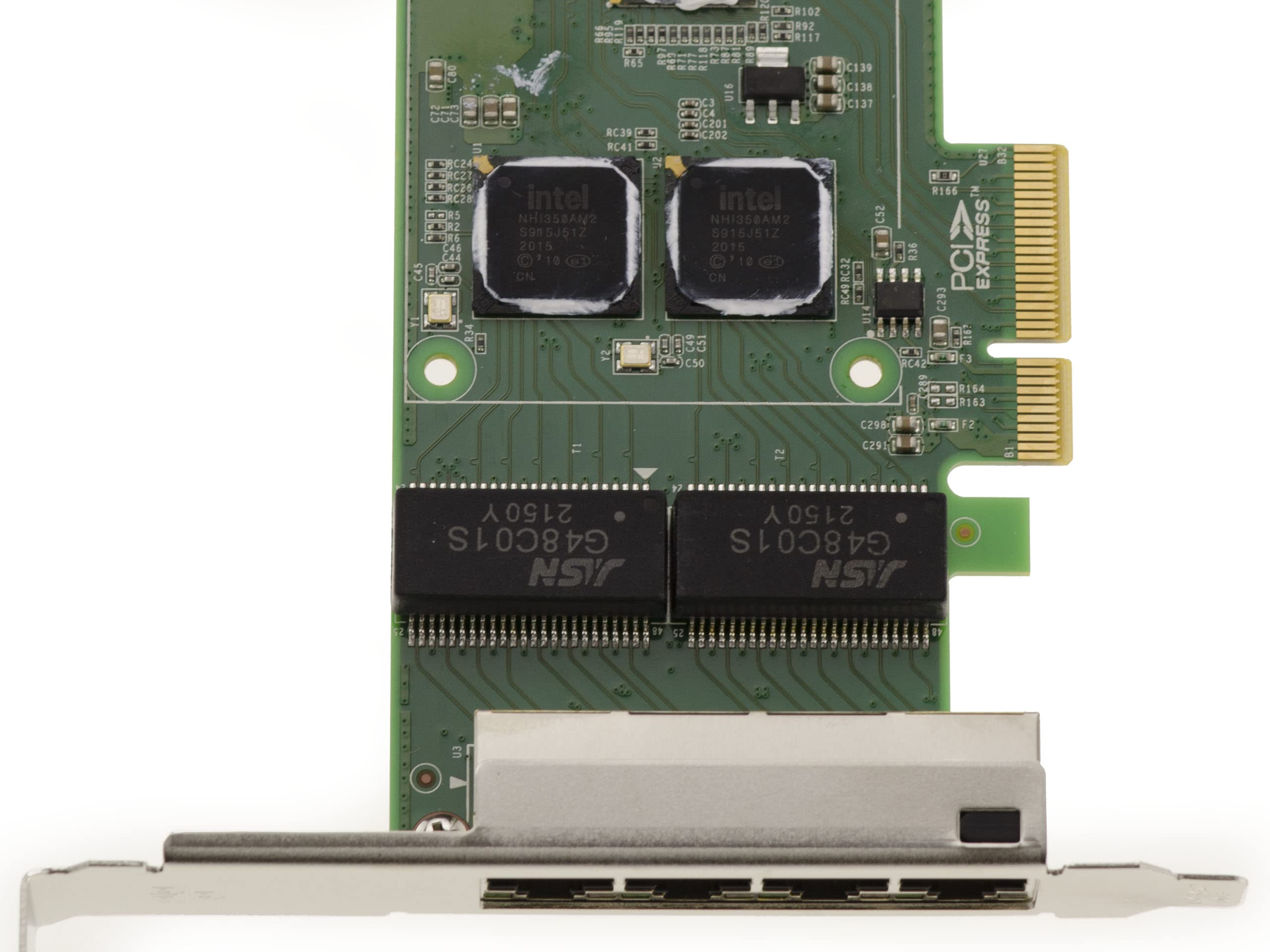 KALEA-INFORMATIQUE Scheda controller di rete PCIe x4 a 4 porte Gigabit LAN RJ45 Ethernet 10 100 1000 1G - Chipset doppio I350AM2 NIC