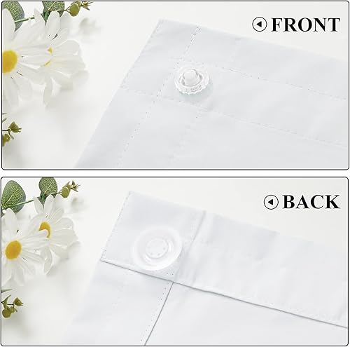 Miniatura 4 de StangH Cortinas 100 % opacas, cortina portátil para habitación con ventosas para dormitorio, bloqueo de luz temporal con aislamiento térmico para