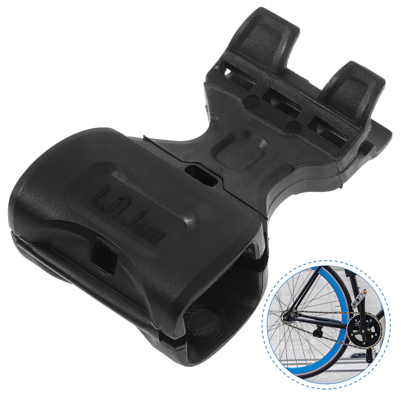 BESPORTBLE Supporto per Catena della Bicicletta Tendicatena della Bicicletta Tenditore per Mountain Bike Sostituire La Guida della Catena della Bicicletta Guida Catena Bici Ferro Black