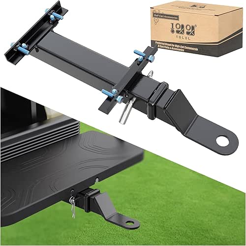 10L0L Deluxe Golf Cart Trailer Hitch Kit, Fit for Backseat