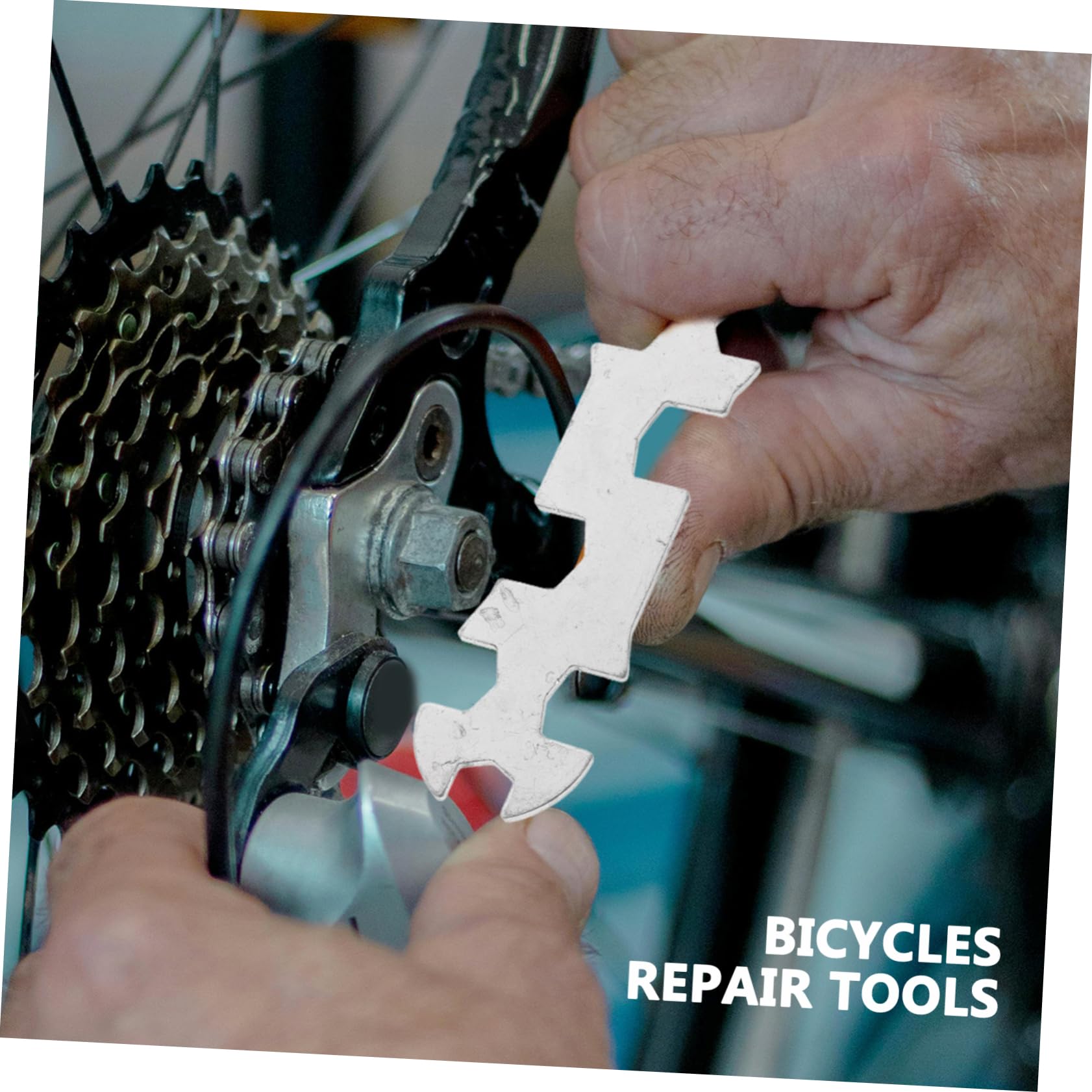 BESPORTBLE 2pcs Wrench Multi-hole Portable Repair Tool for Mountain Lightweight and Versatile Wrench for Quick Adjustments Go Repairs