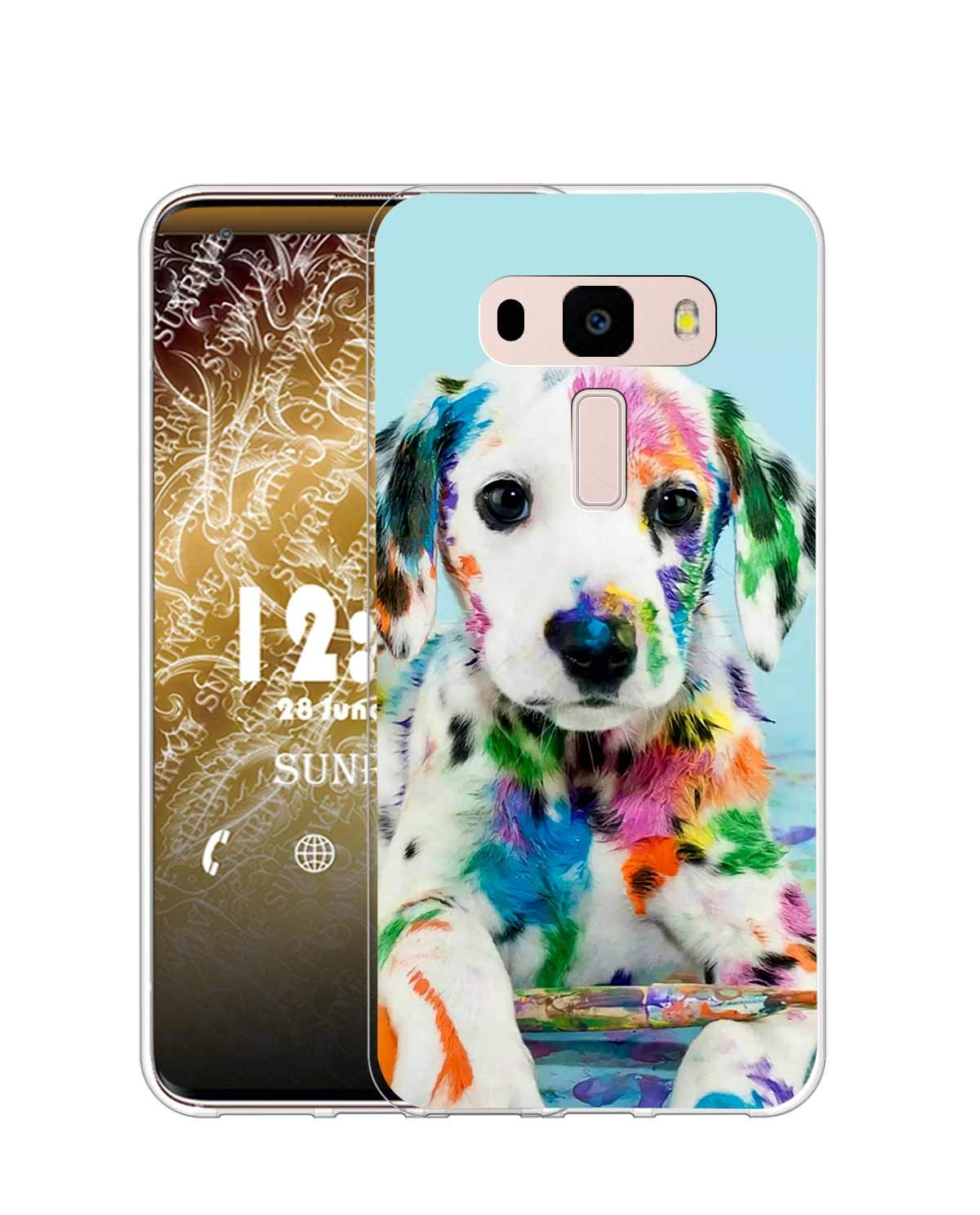 Capa Case Colorida Asus Zenfone 3 Ze520kl Tela 5.2 - Escorrega o Preço