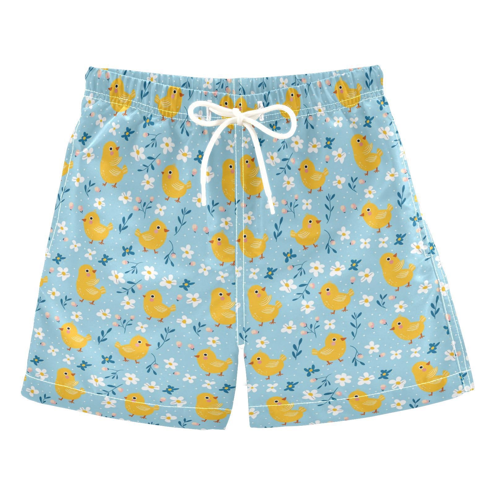senya Daisy Blue Chicken Boys Swim Trunks Toddler Shorts Swimwear Boardshorts