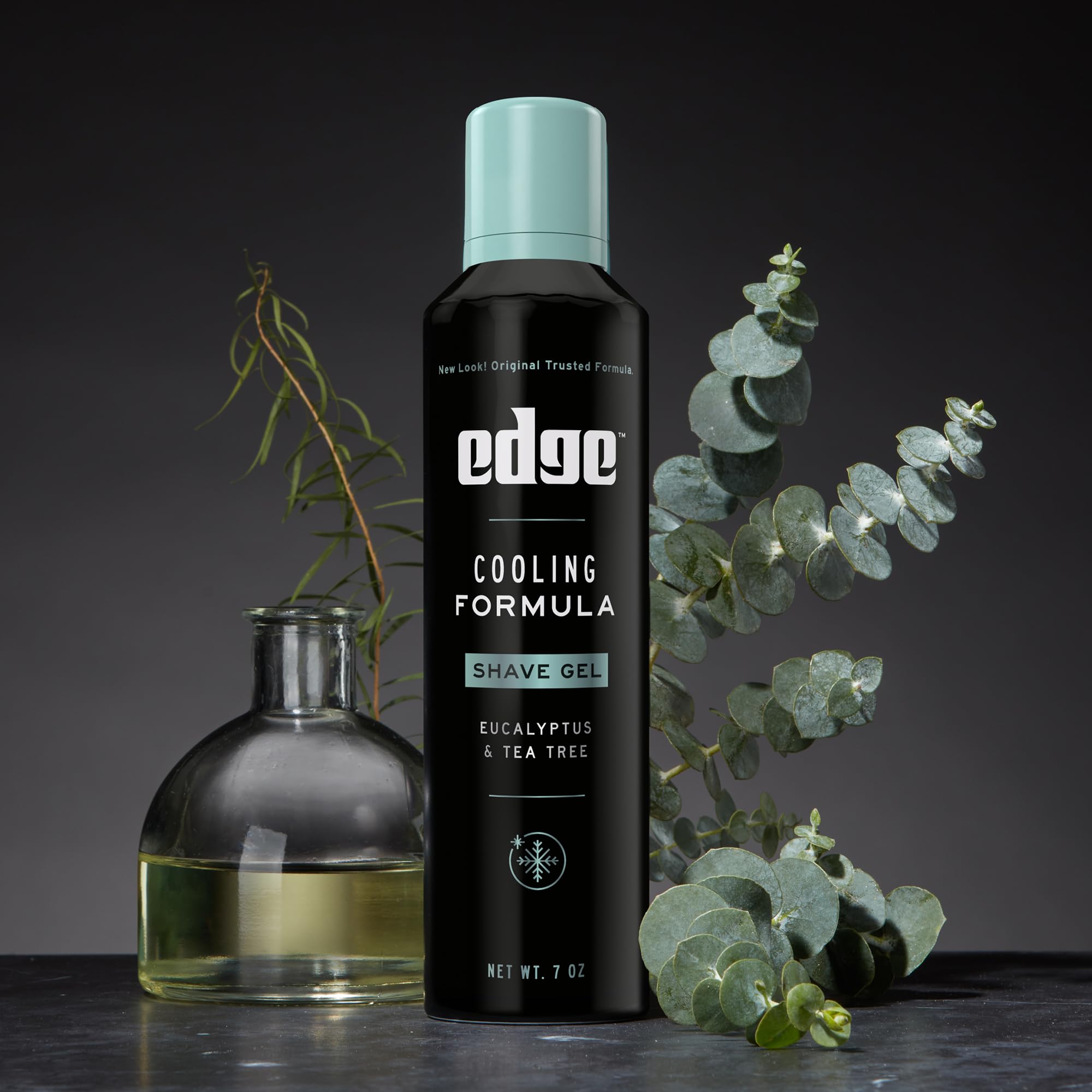 Gel de afeitado para hombres, eucalipto refrescante y árbol de té, 7 onzas (paquete de 3) - Gel de afeitar para hombres que hidrata, protege y calma para ayudar a reducir la irritación de la piel 5
