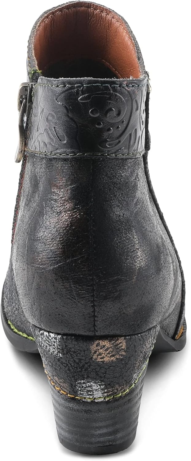 L'Artiste Bestlove Women's Leather Ankle Boots with Cushioned Comfort - Image 5