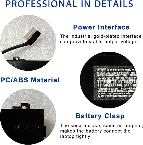 Miniatura 6 de PF06XL - Batería de repuesto para laptop HP Omen 17-W 17-W100NC 17-W100NF 17-W200NA 17-W200NE Series Laptop HSTNN-DB7M 852801-2C1 853294-855