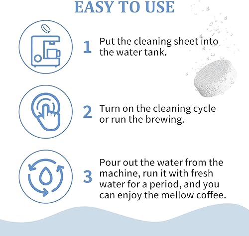 Miniatura 4 de Tabletas descalcificadoras limpiadoras para cafetera, 24 unidades, compatibles con Keurig, Nespresso, Ninja, Philips, Miele, cafetera,