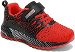 KUBUA Enfants Sneakers Légers Garçons Filles Chaussures de tennis , Respirant, Confortable, Non glissant, Facile à mettre, Courir, Marcher, Gym, École, Jeu quotidien, Tout-petit