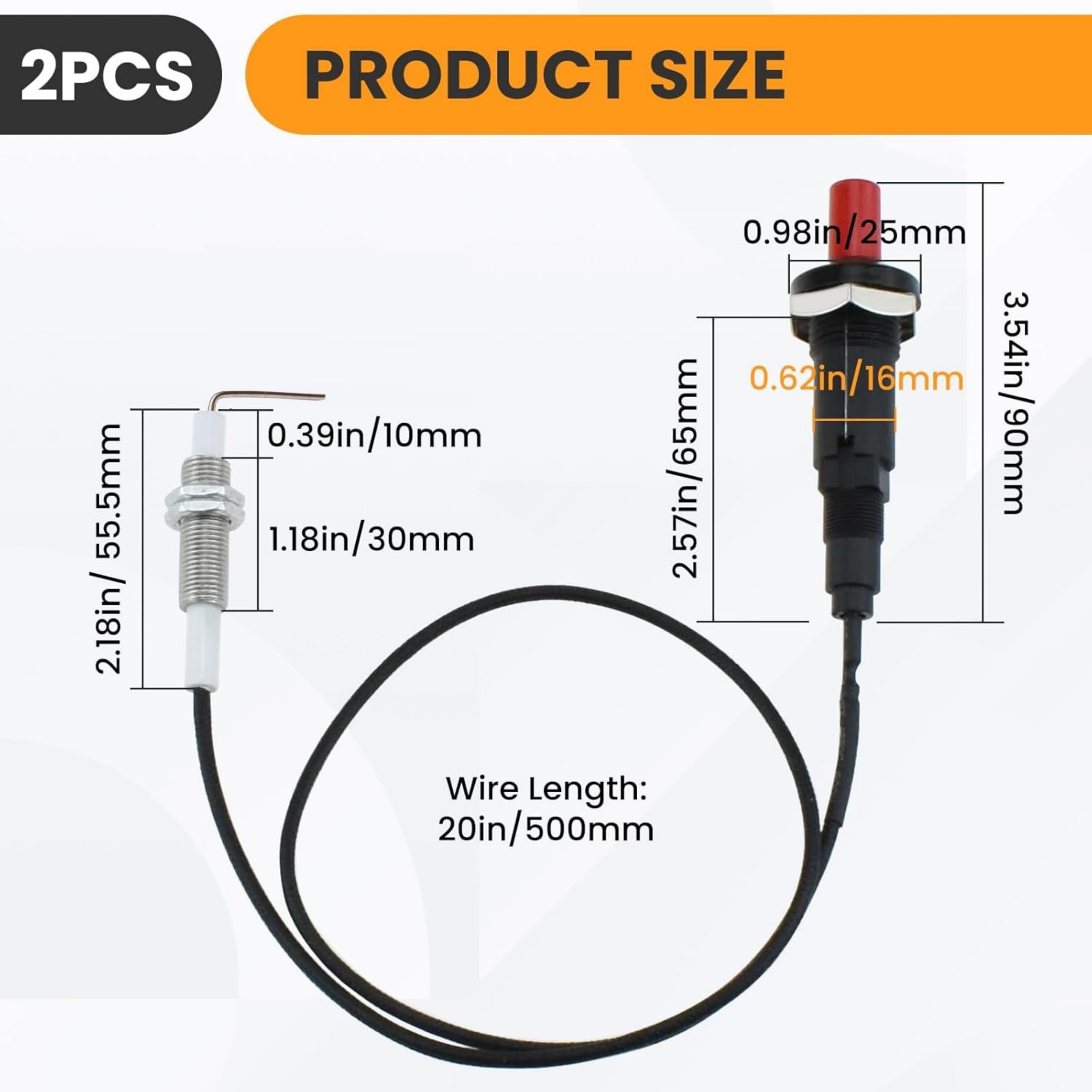 Amazon.com : Piezo Spark Ignition, Propane Push Button Piezo