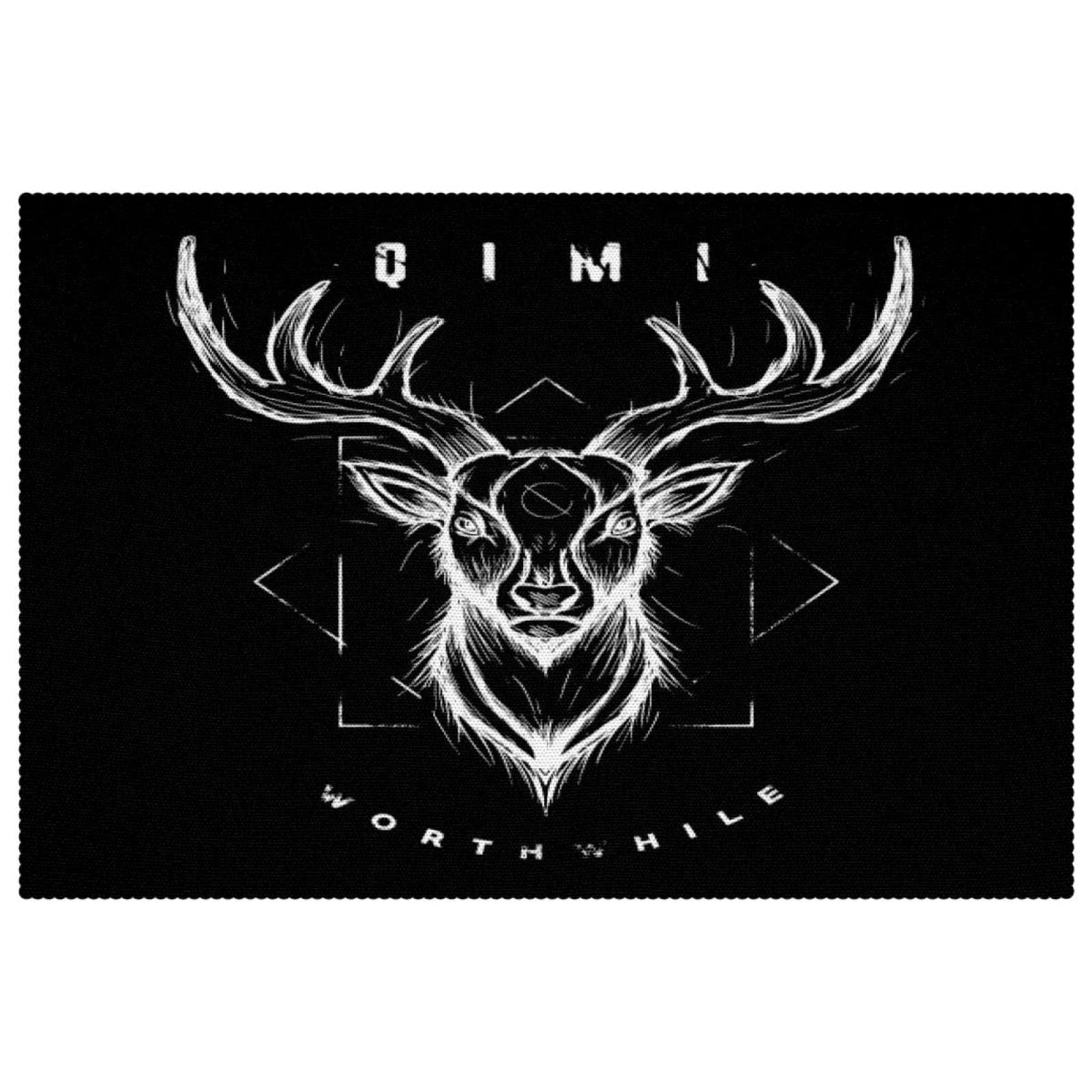 Sets de table cerf pour vos repas de fête et dîners chaleureux en famille