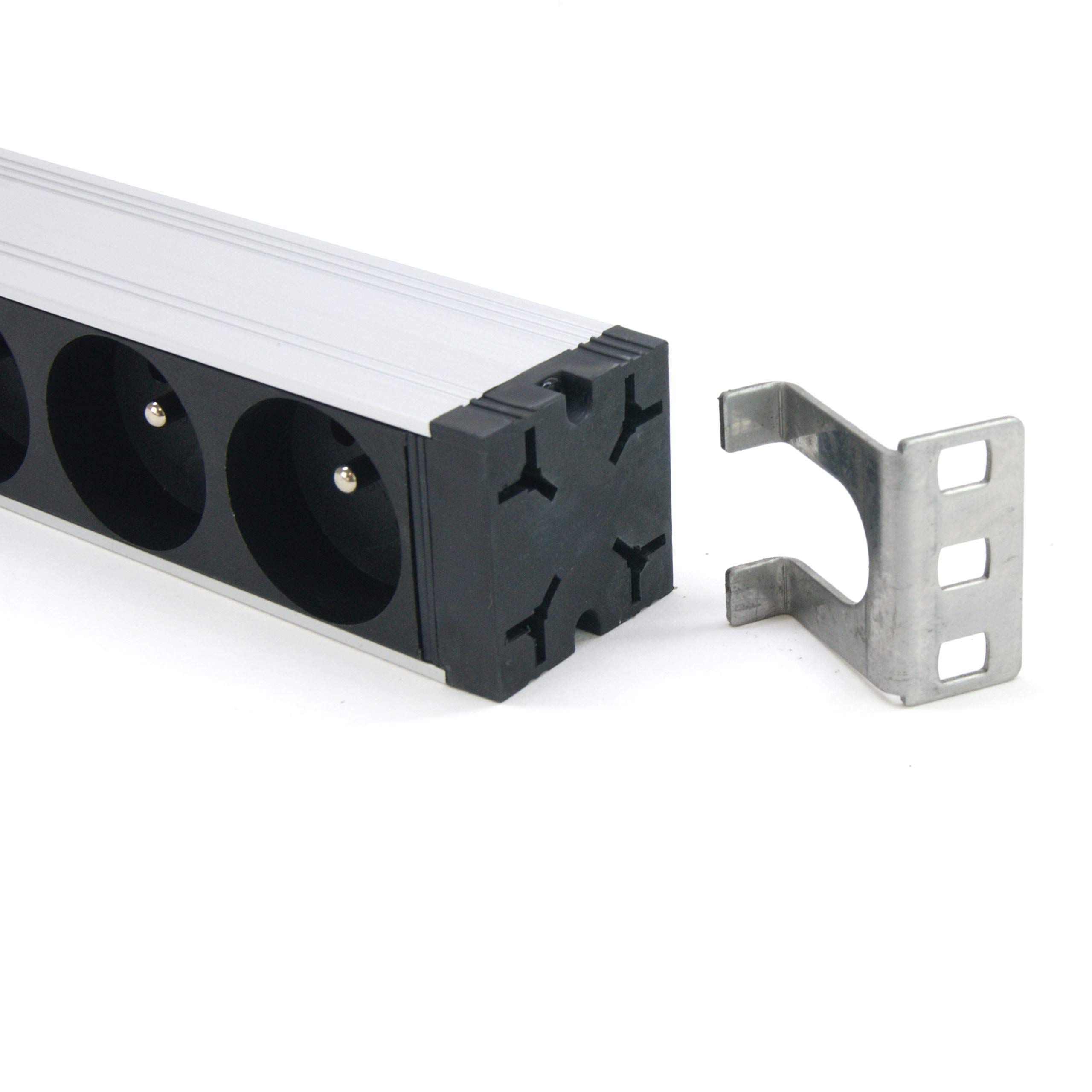 Waytex Ciabatta Multipresa A 9 Prese In Alluminio - Supporto Rack 19" Per Armadi E Installazioni Fisse - Foto 7