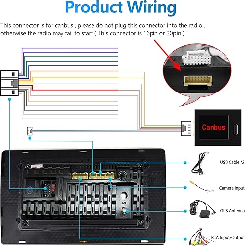 Miniatura 6 de Podofo Radio estéreo inalámbrica de Apple Carplay para Honda CRV 2012-2016 con radio automática Andriod, pantalla táctil de 9 pulgadas, receptores
