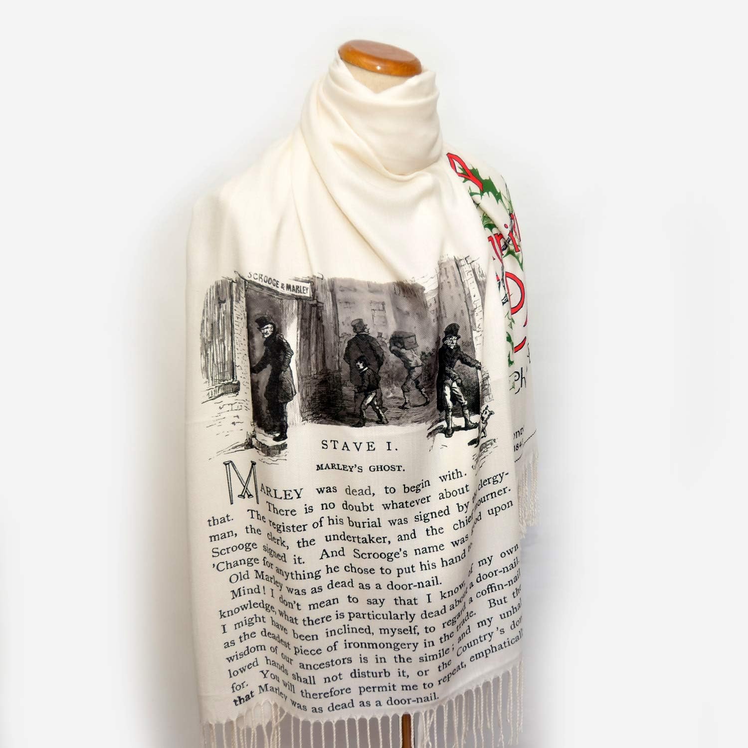 Universal Zone A Christmas Carol by Charles Dickens Scarf/Shawl