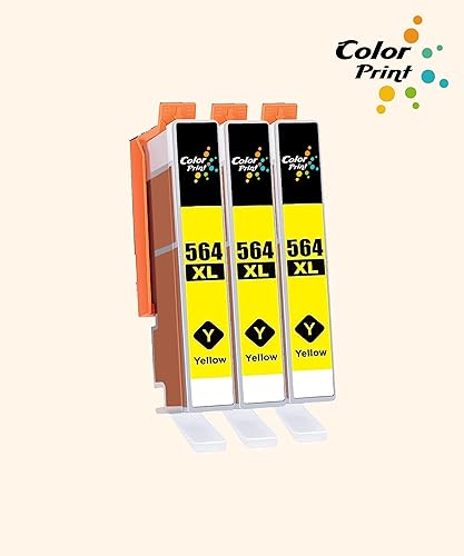 Miniatura 3 de Cartucho de tinta compatible 564XL amarillo de repuesto para HP 564 XL para DeskJet 3520 3522 Office-Jet 4620 4622 Photosmart 7510 7520 7525 6520
