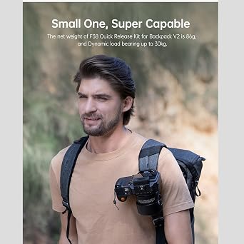 EACHSHOT FALCAM F38 Quick Release Backpack Camera Strap Base Mount Clip for Camera (Clip Only) - F38B3802