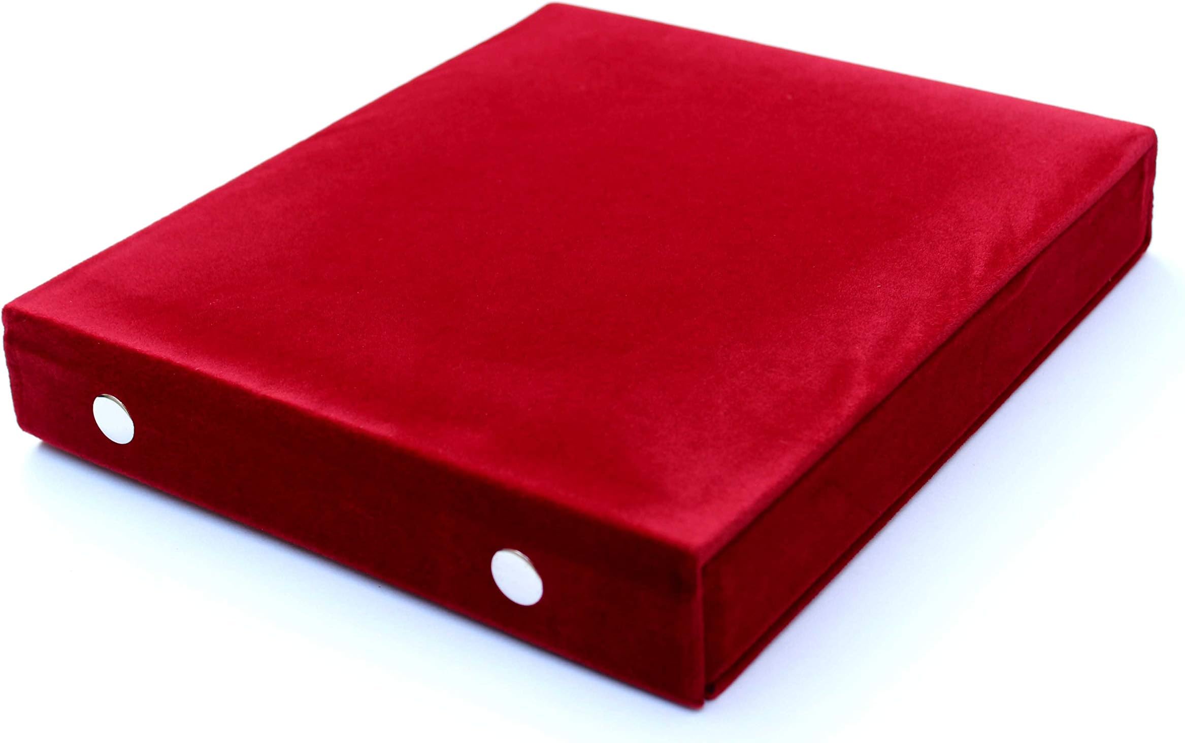Girija™ Maroon Velvet Necklace Box 8x7 Jewellery Box