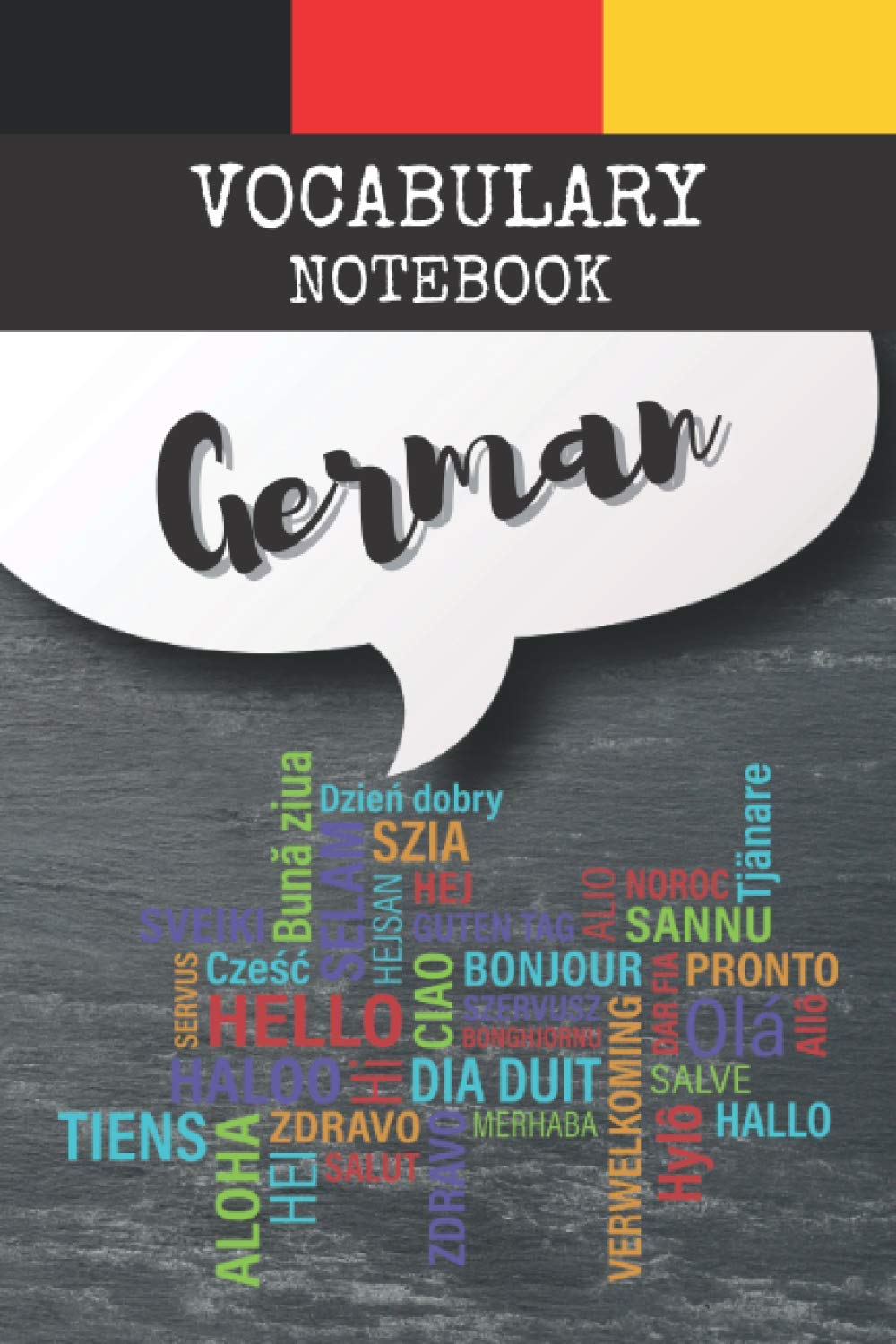 German vocabulary notebook: vocabulary notebook alphabetical, german vocabulary