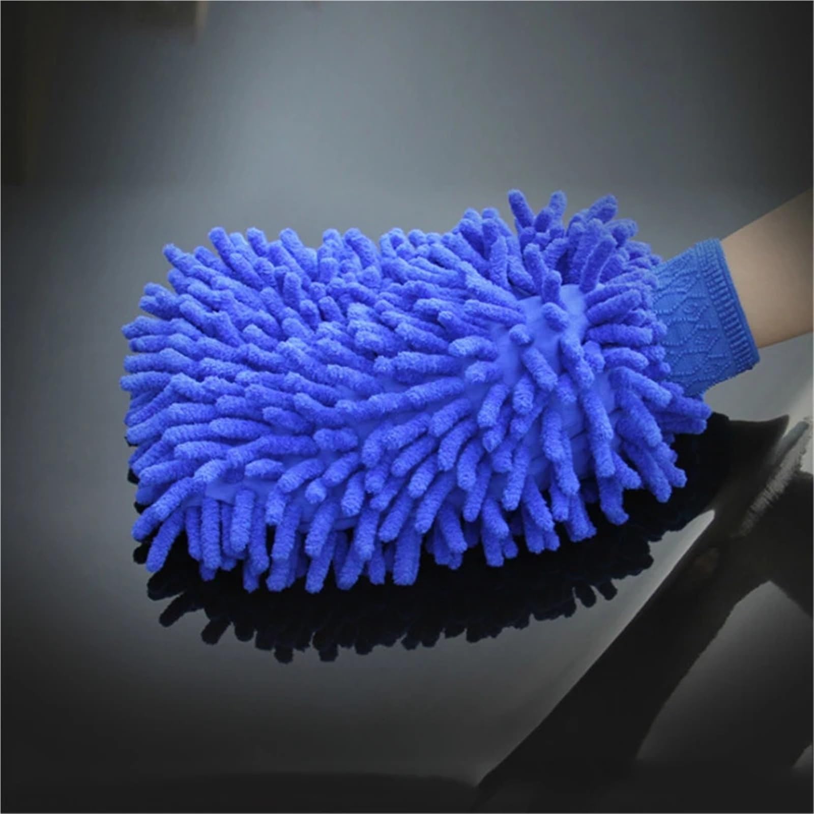 5 Stück Wasserdichte Autowasch-Mikrofaserhandschuhe | Dicker Reinigungshandschuh, Wachs-Detailbürste, Autopflege-Handschuh