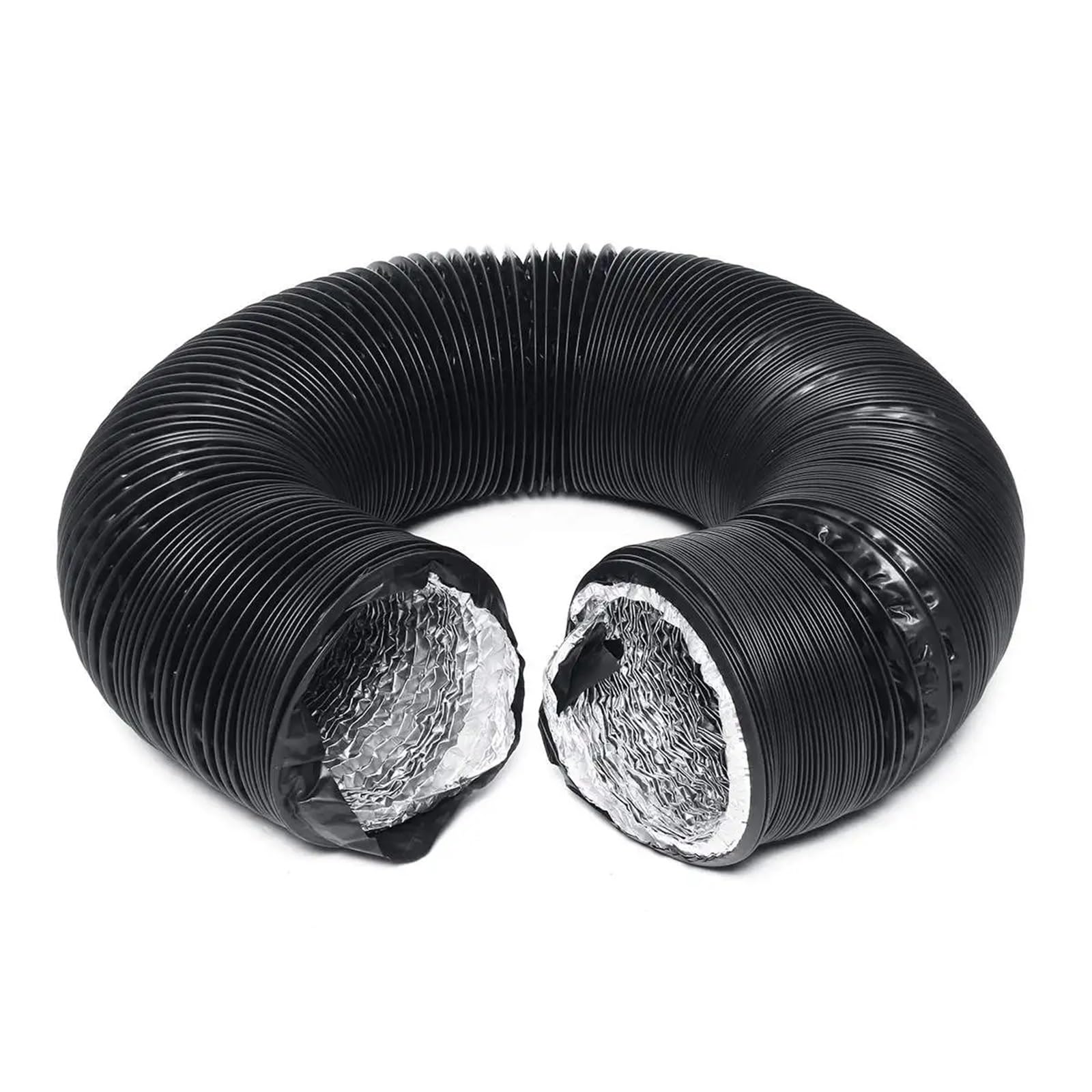 Xvdrfsd One Color Dryer Hose 150Mm Flexible 6M Double Aluminium Foil Ducting Hose For Inline Duct Fan Ventilator Ventilation Tube Air Exhaust Extractor