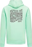 Vista 6 de Mercedes AMG Petronas F1 Unisex Retro Hoodie - Mint/Lilac/Blue