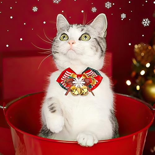 Miniatura 5 de Augshy 200 cascabeles cascabeles de 35 pulgadas para manualidades a granel para Navidad, hogar y mascotas, decoración de Navidad, suministros de