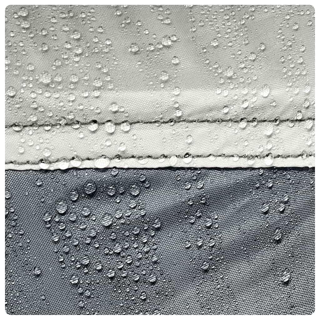 Tienda de campaña para fiestas, color blanco y gris, impermeable, 455 x 455 cm, con entradas y bolsas de almacenamiento, ligera tienda de campaña para exteriores, festivales, senderismo y
