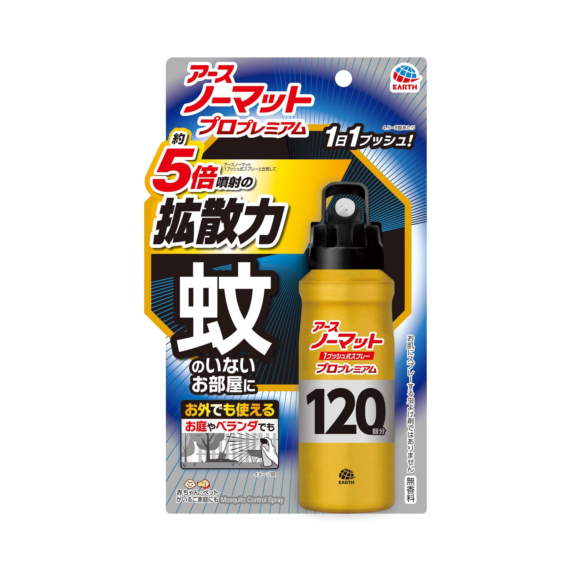 おすだけノーマット プロプレミアム 120日用蚊取りスプレー 125mL