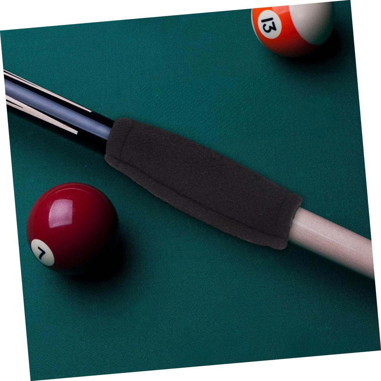 LIOOBO 2pcs Billiard Cue Polishing Cloth Cleaning Tool for Snooker and Pool Cues Easy Use Slicker Cloths for Quick Shaft Maintenance and Oil Removal