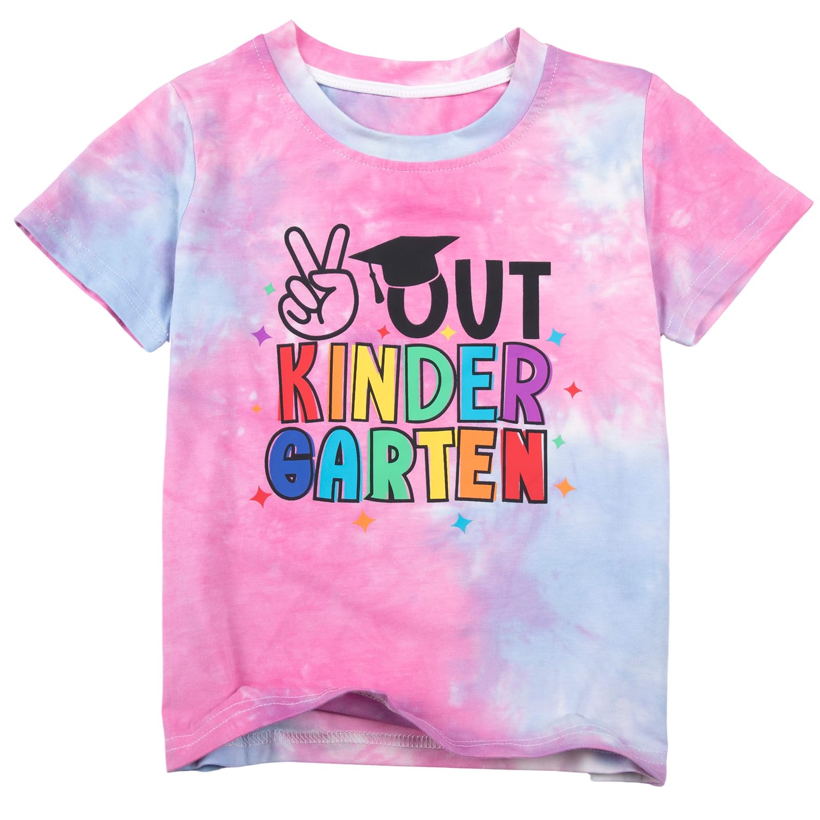 Photo 1 of LUKYCILD Kindergarten Graduation Shirt for Kids Last Day of School Tshirt Toddler Girls Boys Pre-K Graduation Gift Tee Top 150