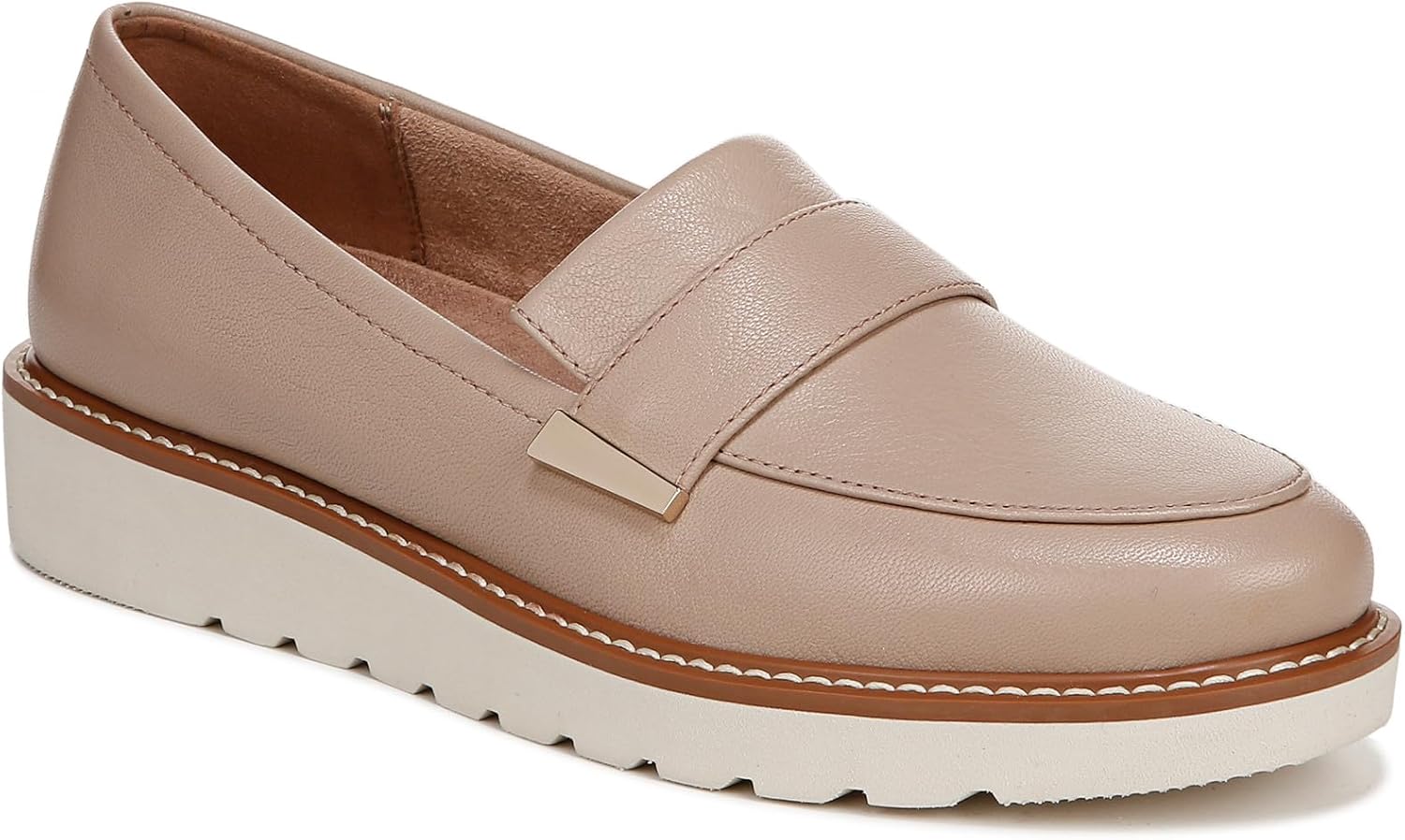 Naturalizer Womens Adaline Slip On Lightweight Platform Loafer