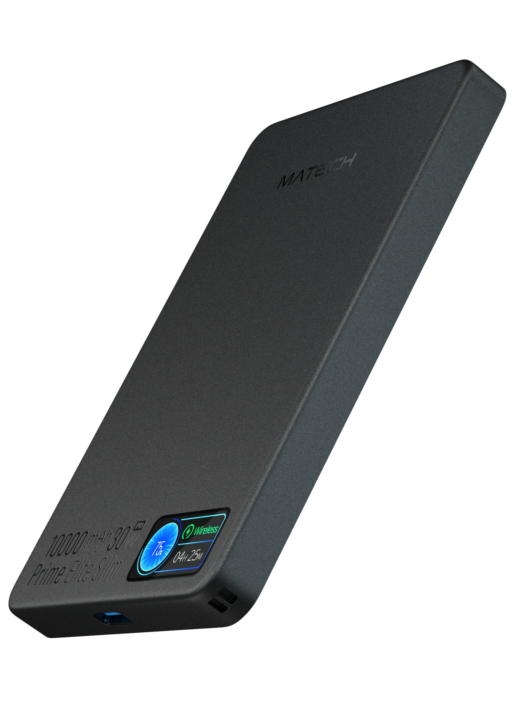 MATECH Qi2.2 25W モバイルバッテリー マグセーフ 超薄型 小型…