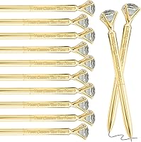 Vista 36 de Bolígrafos de diamantes con cristal personalizado dorado personalizado con nombre grabado a granel bolígrafos de metal personalizados bolígrafos