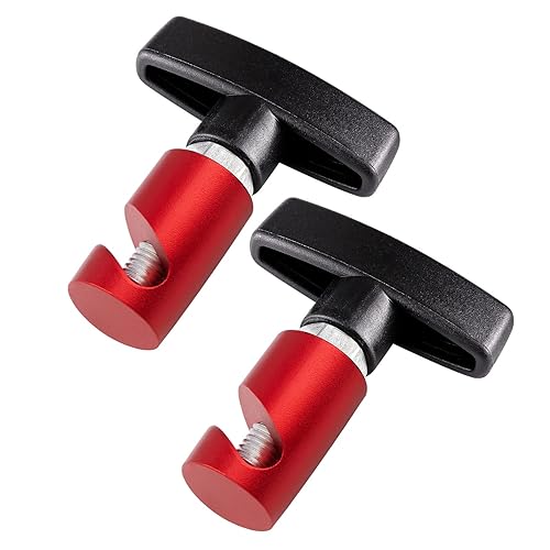 Vepagoo Abrazadera de soporte de elevación roja para puntal de capó, herramienta de retención de tope de puntal para capó, soporte de estancia de