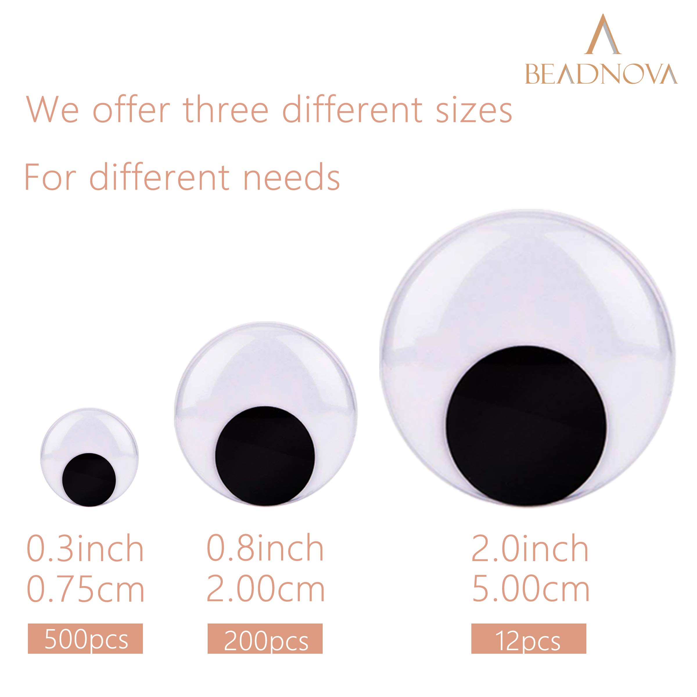 BLMHTWO 2000 Occhi Finti Autoadesivi: Rotolo Con 6 Forme, Per Craft E Scrapbooking, 1.4 Cm