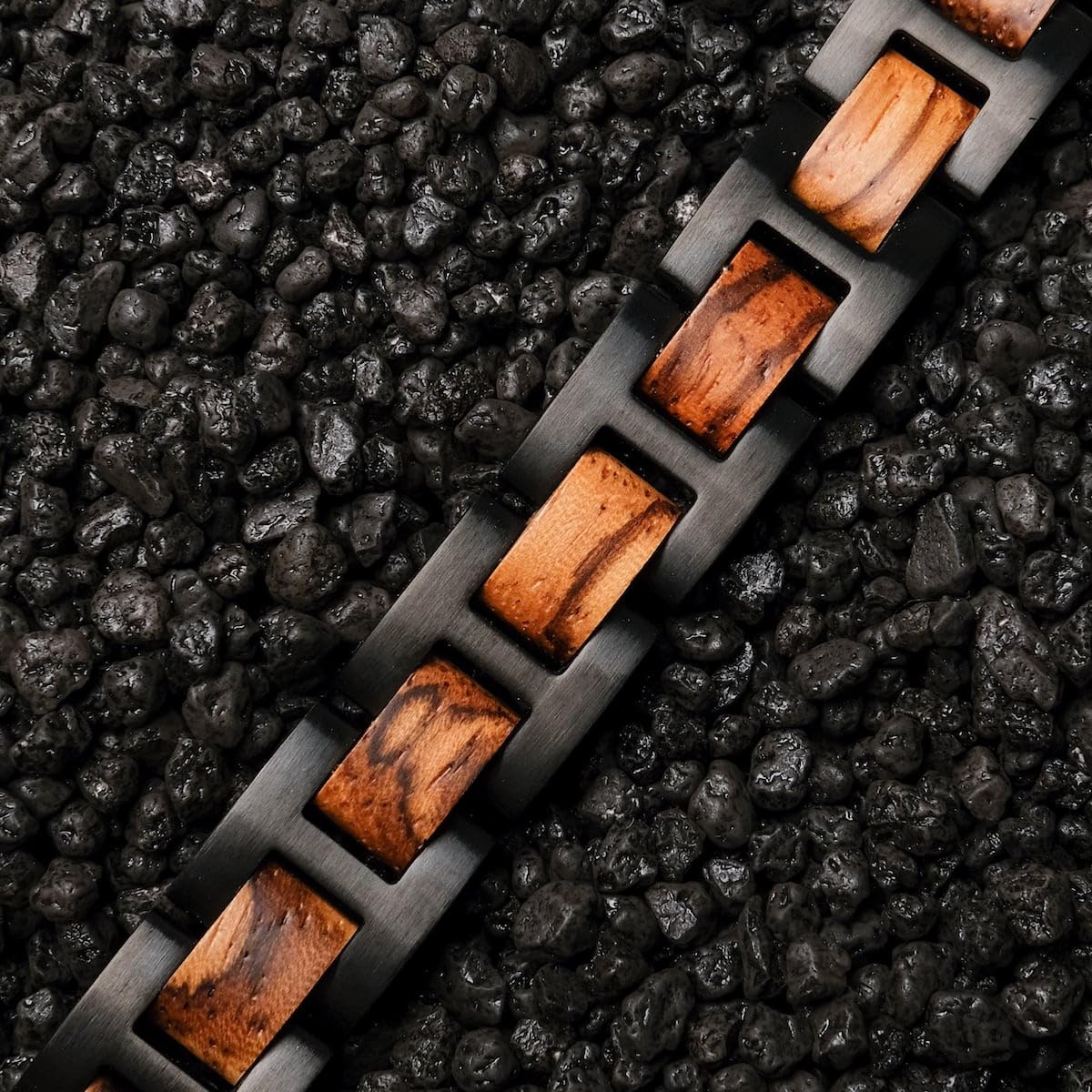 HOLZKERN Bracciale da Uomo Acciaio Inossidabile 9120078334218