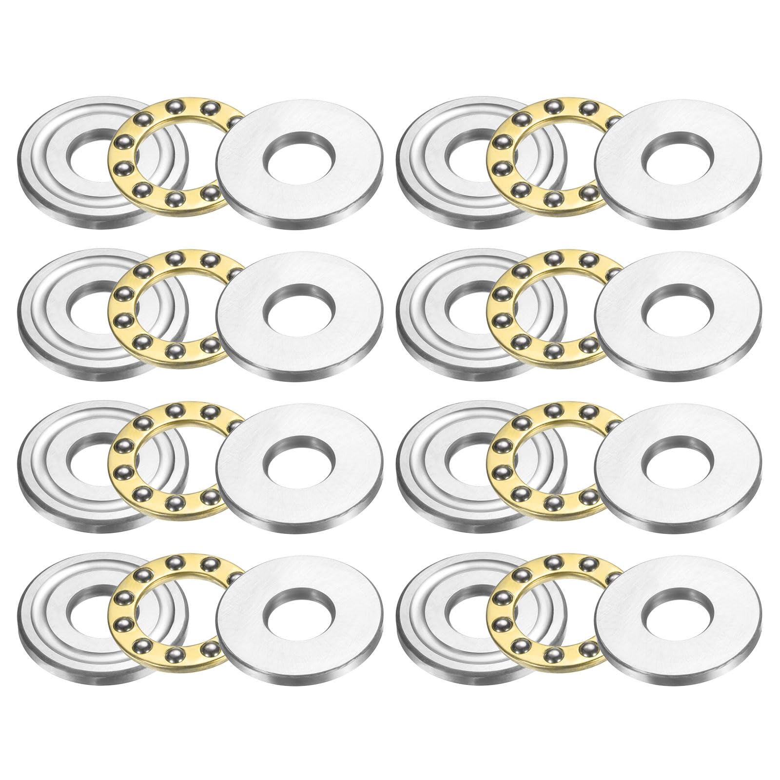 Miniature Thrust Ball Bearings - Chrome Steel, 8mm -32