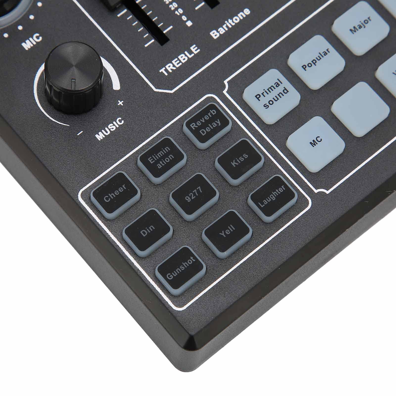 Scheda Audio Professionale, Mixer Audio Stereo per Scheda Audio V9 con 16 Effetti Sonori Scheda Audio Dal Vivo per Computer per Telefoni Cellulari, per Trasmissione in Diretta del Telefono Cellulare P