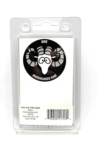 Miniatura 7 de 2 pares de pastillas de freno de bicicleta de resina para Hope HOP-009995, Tech Evo X2, V2, X2 Tech 3 X2 Uno, Mini X2, Pro Race, EVO, X2. La pieza