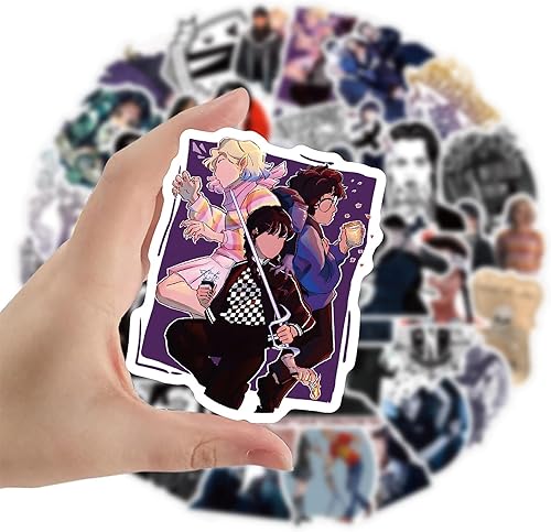 Miniatura 3 de Paquete de 52 calcomanías estéticas de Addams geniales y coloridas series de televisión impermeables divertidas calcomanías de vinilo de dibujos