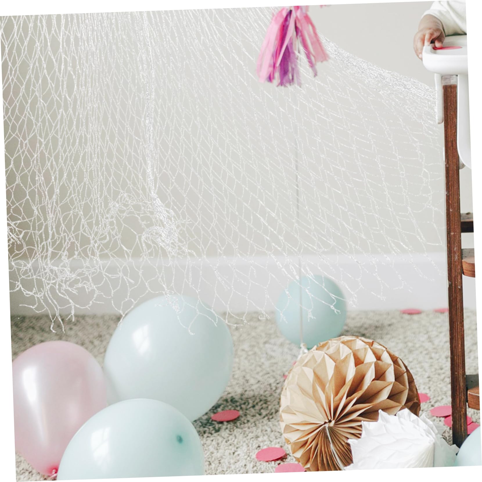 MAGICLULU Rete Per Lancio Palloncini Grande Sacco Di Custodia Per Rilascio Sicuro Decorazioni Per Feste Eventi Kit Organizzatore Palloncini Soffitto 500 Pezzi