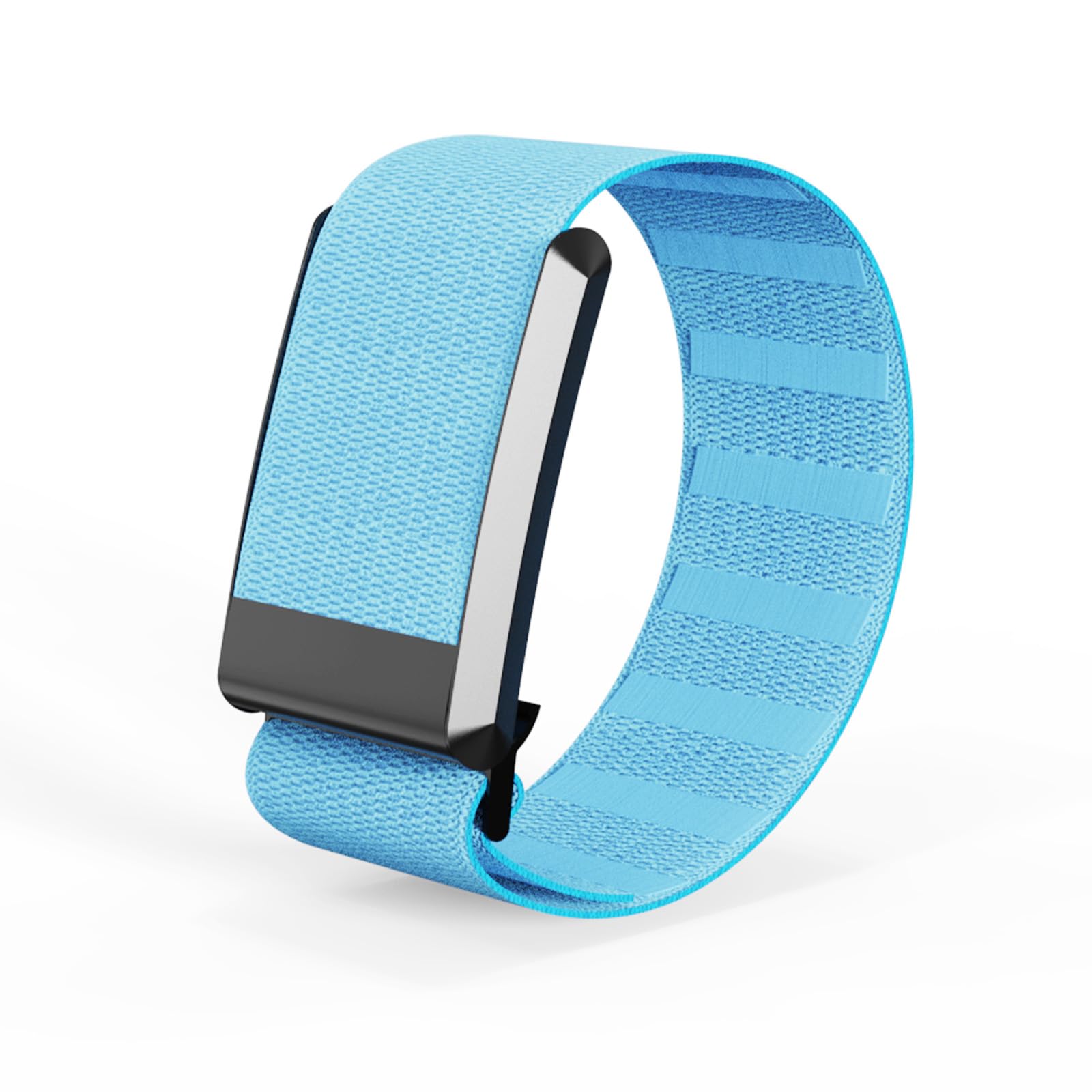 Fitcent Sport Elastic Wristband/Bicep Band SuperKnit Strap Compatible for Whoop 4.0 Whoop 3.0 Fitness Tracker Accessory with U Shape (Sky blue, 25cm)