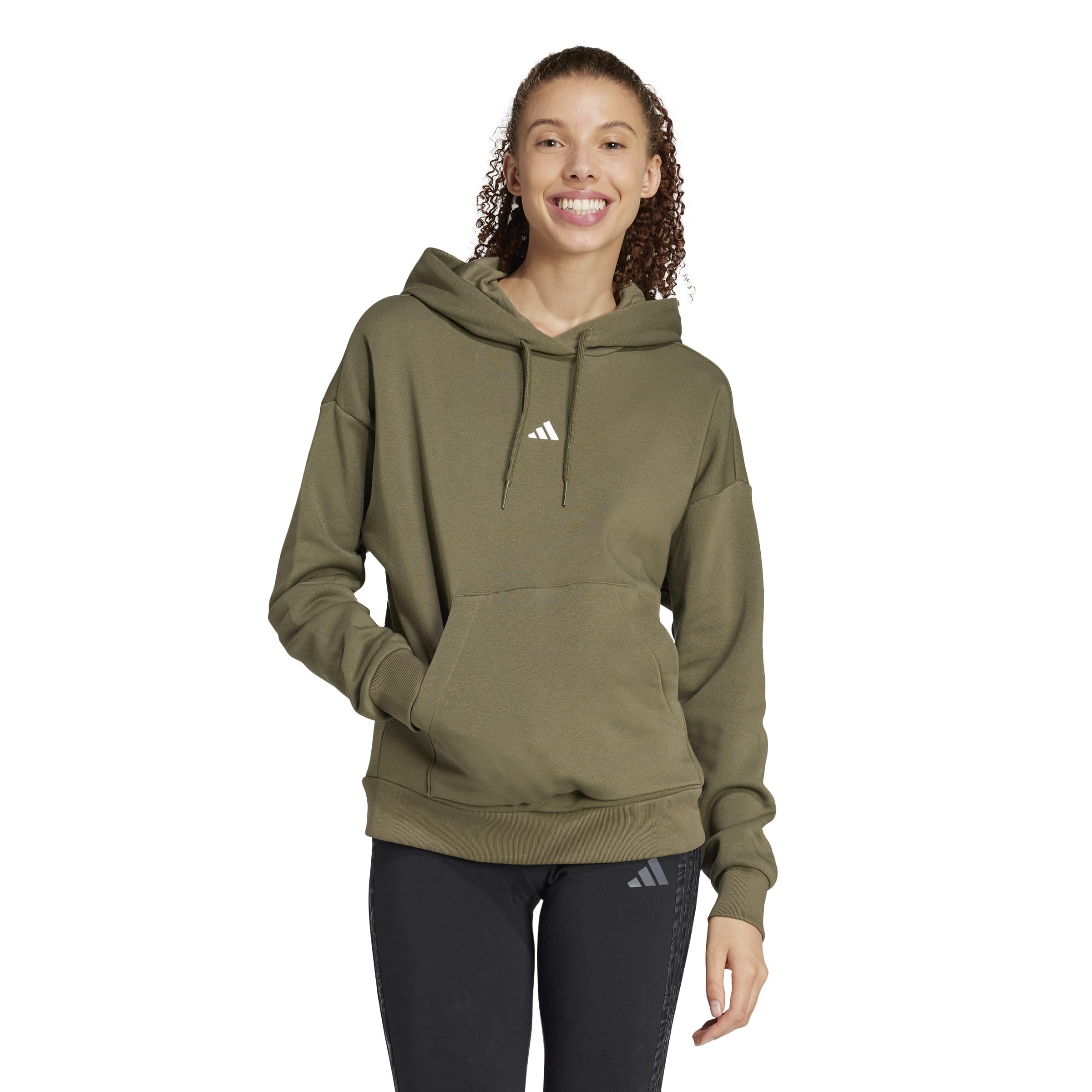 adidas Women Essentials Small Logo Feel Cozy Hoodie-picture-39