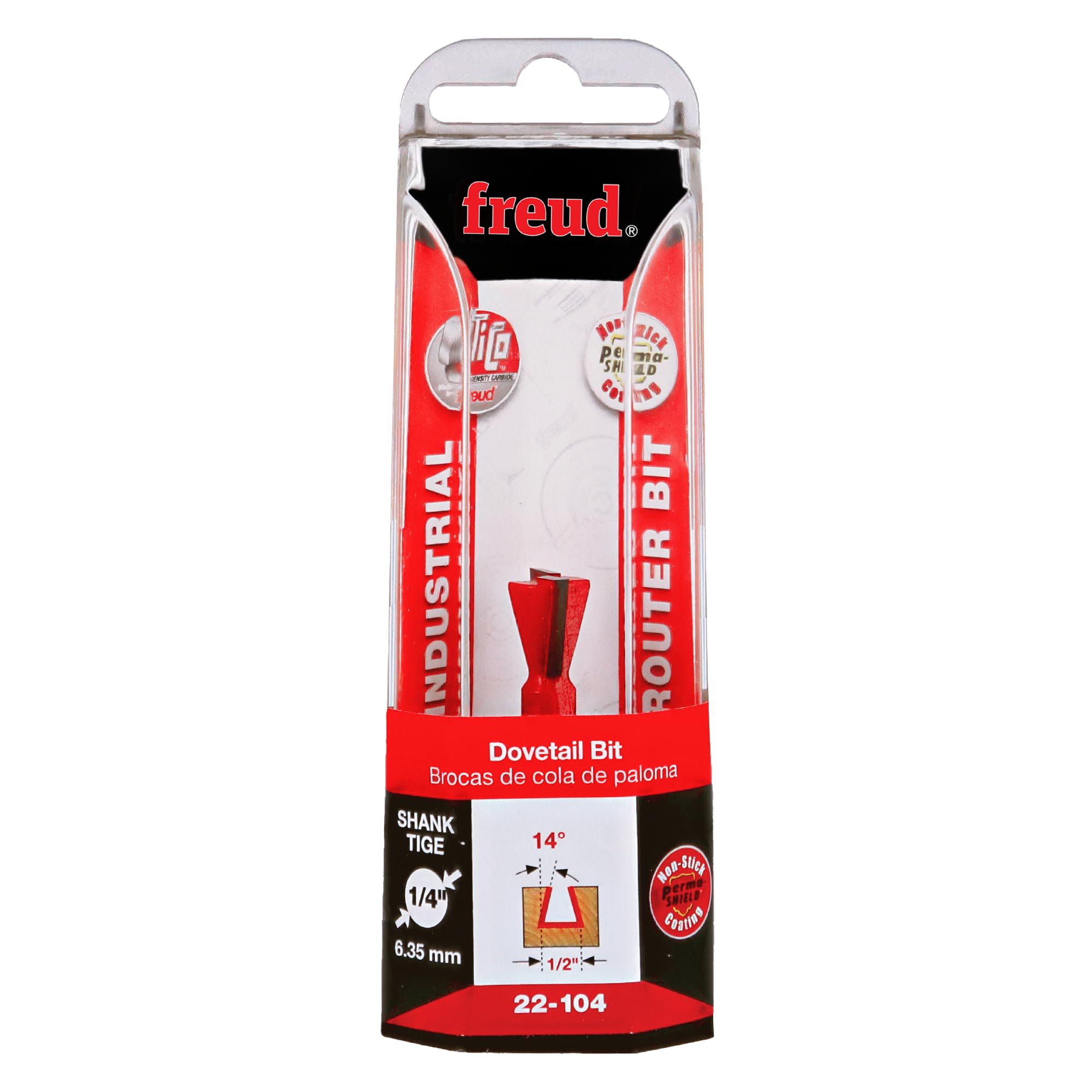 Freud 1/2" Dovetail Router Bit - Precision Cuts -2 Freud 1/2" Dovetail Router Bit - Precision Cuts -2