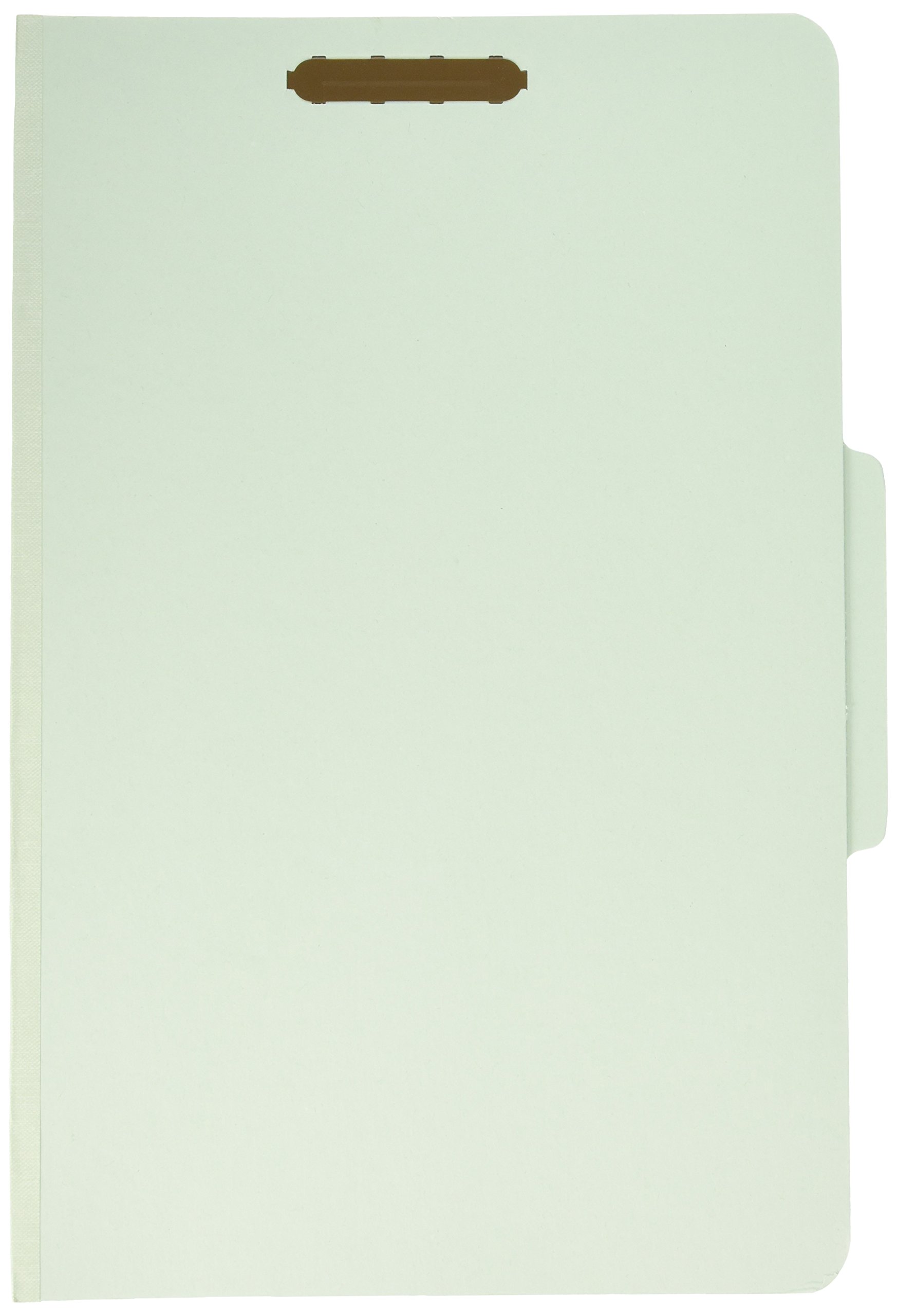 Pendaflex Cartelle di classificazione, standard, 1 divisore, 2 pollici, dimensioni legali, verde chiaro, 10 per scatola (17175EE)