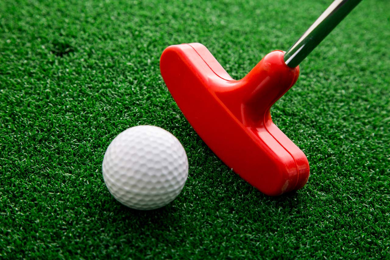 Mazza da Golf, Mini Golf Putter con Testa in Gomma, Varie Misure e Colori, Ambidestro