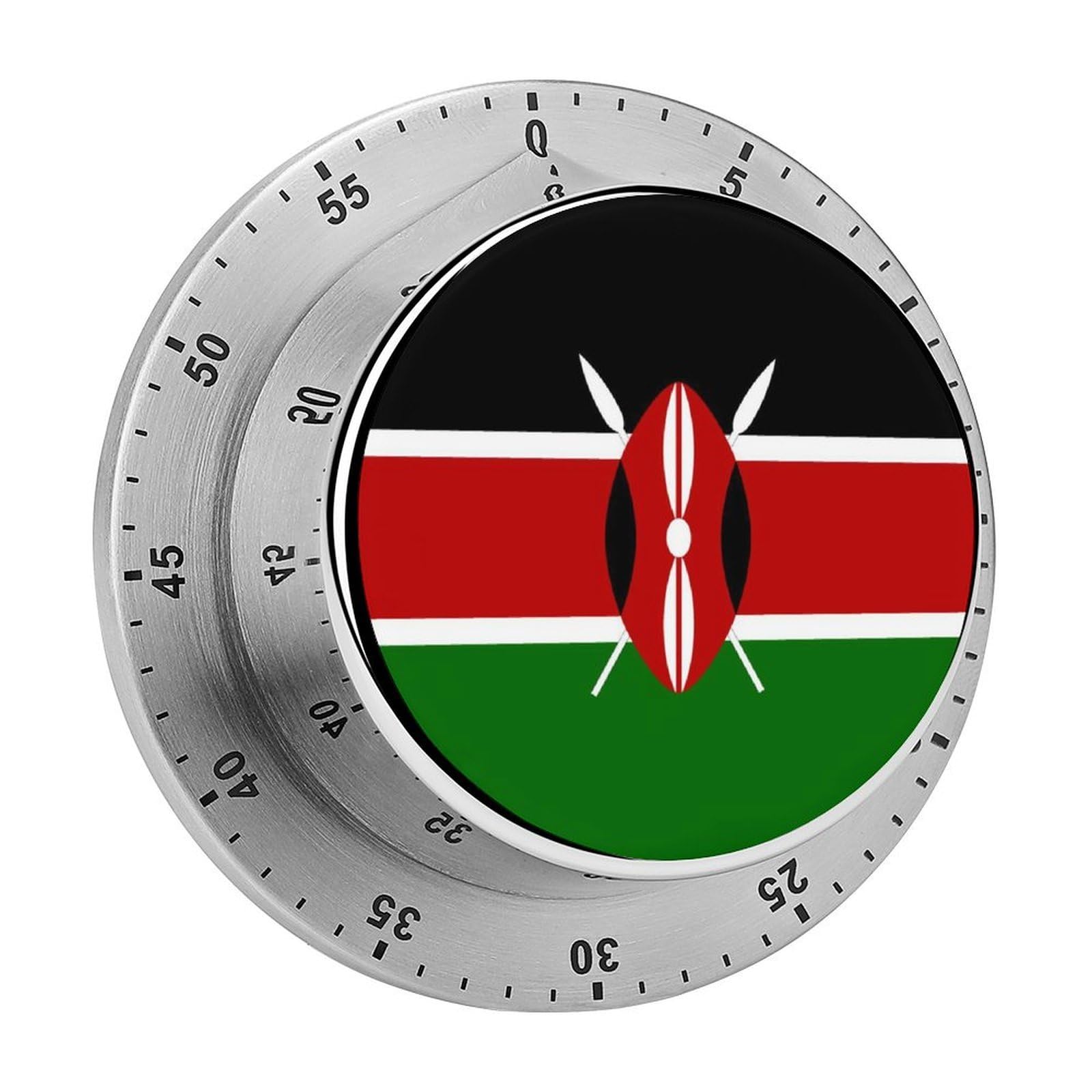 Kenyan Flag Mechanical Rotary Timer, Used for Daily Timing