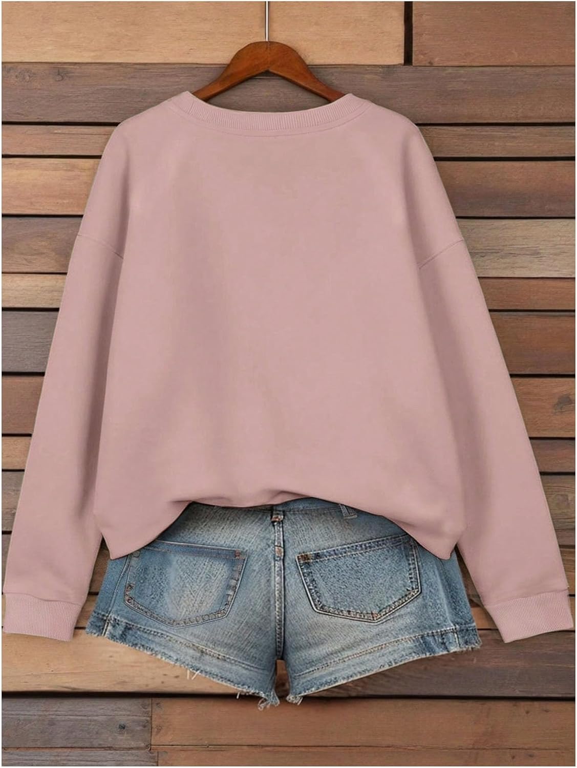 SHENHE Women's Graphic Sweatshirts Coffee and Baggy Kinda Day Fleece Crewneck Sweatshirt Casual Pullover Tops - Image 3