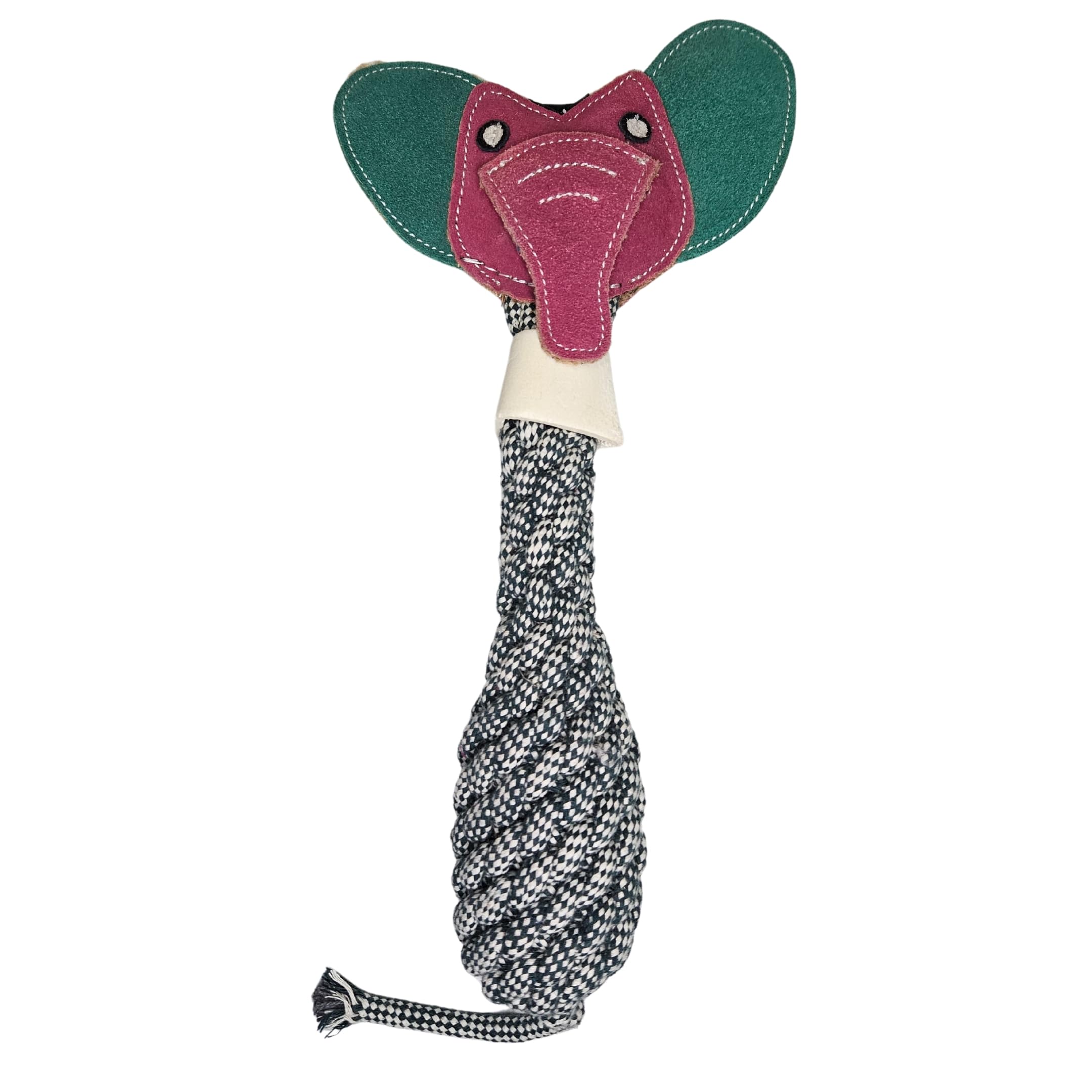 All For Fur Premium Dog Toy | Natural Suede Leather Chew Toy/Rope Toy | Eco-Friendly, Durable, Non-Toxic & Fun | Luxury Pet Accessories | for Small, Medium, Large & XL Dogs | Relphy The Elephant (B0CVCJMYRC) Amazon Price History, Amazon Price Tracker