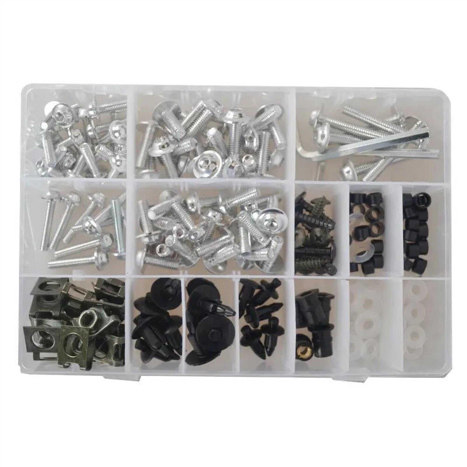 Motorcycle Fairing Bolts Kits Screws Bodywork Speed Nuts Bolt For Ducati 848 EVO 1098 1198 1098S 1098R 1198S 07-13 200x CNC Alloy(Onecolor)